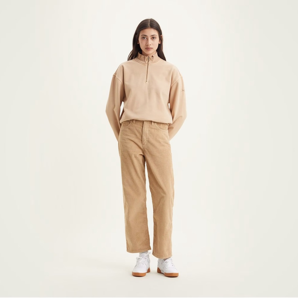 NWOT Levi’s CORDUROY RIBCAGE STRAIGHT ANKLE WOMEN'S PANTS